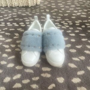 Valentino Garavani mink rockstud sneakers 37